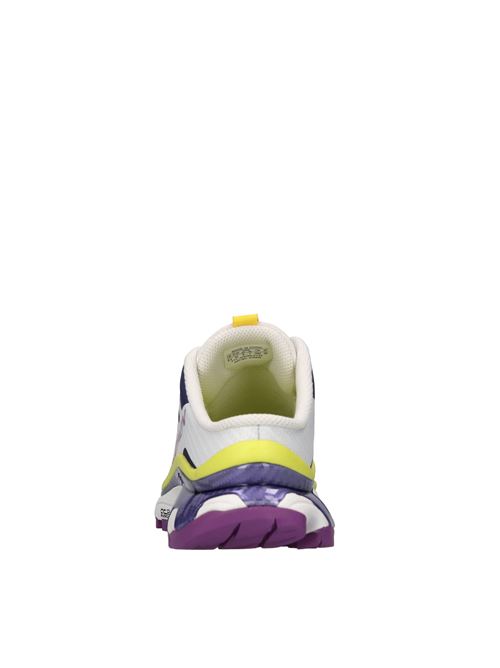 Sabot in ecopelle e tessuto SALOMON X MAISON MARGIELA | XT-4 475402 35 G0BIANCO-VERDE-BLU-GIALLO-VIOLA
